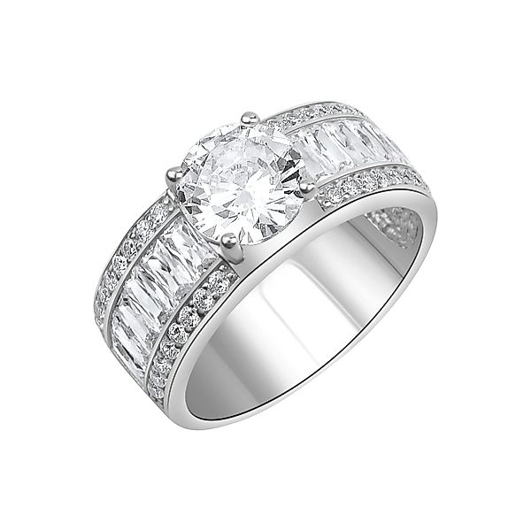 Zeeme Fingerring 925/- Sterling Silber rhodiniert günstig online kaufen