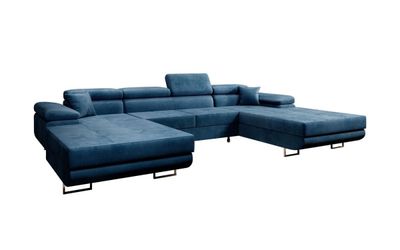 Luxusbetten24 Schlafsofa Designer Sofa Calvera U, günstig online kaufen