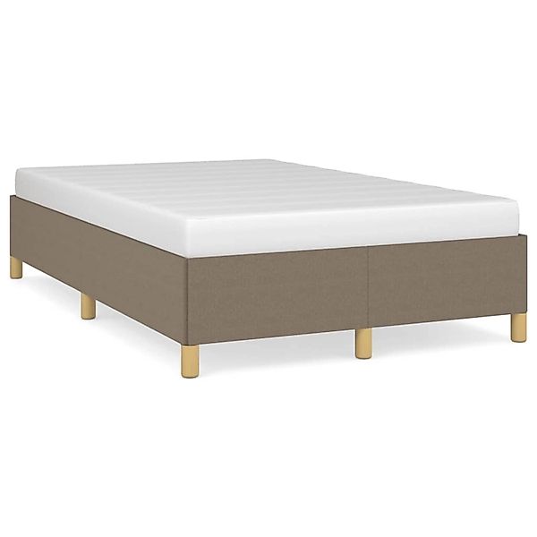 vidaXL Bettgestell Taupe 120x200 cm Stoff Modell 61383021 günstig online kaufen