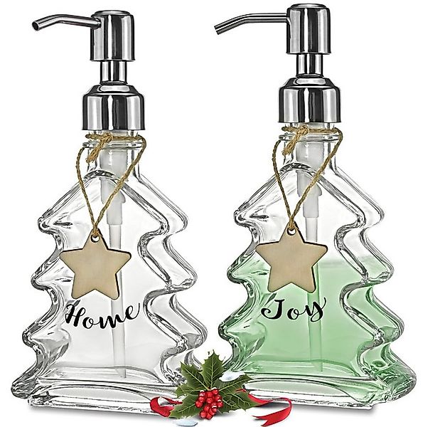 OSTWOLKE Seifenspender Weihnachtlicher Seifenspender Edelstahlpumpe, Weihna günstig online kaufen