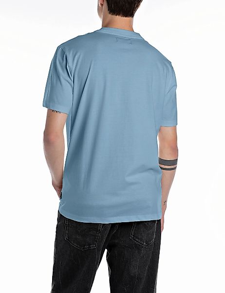 Replay T-Shirt "mit Logostickerei auf der Brust" günstig online kaufen