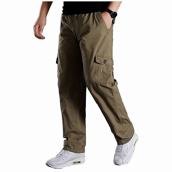 FIDDY Loungepants Lässige Multi-Pocket-Herren Hose in lockerer, gerader Pas günstig online kaufen