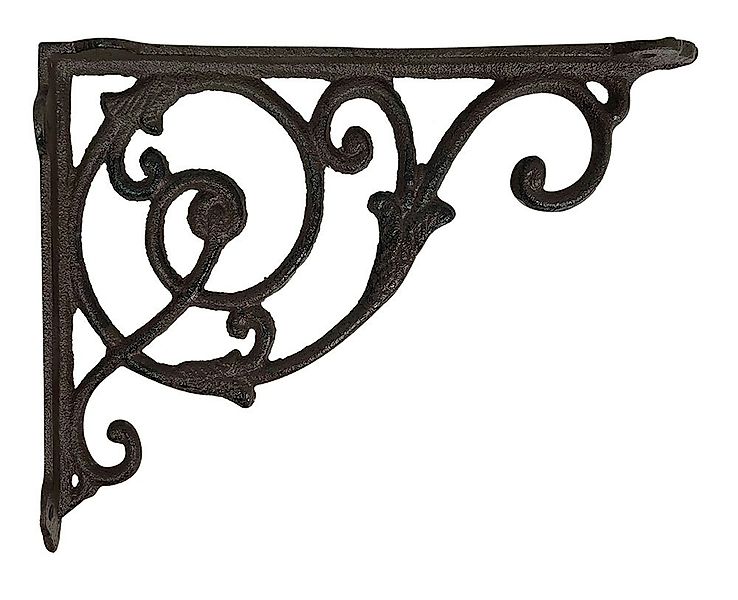 Regalträger Jugendstil Regalhalter Regalwinkel Gusseisen Antik Braun 18x22c günstig online kaufen