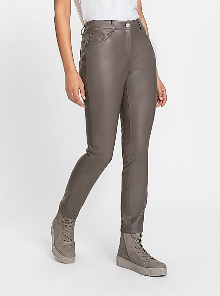 Witt Jerseyhose Lederimitat-Hose Innenbeinlänge ca. 69 günstig online kaufen