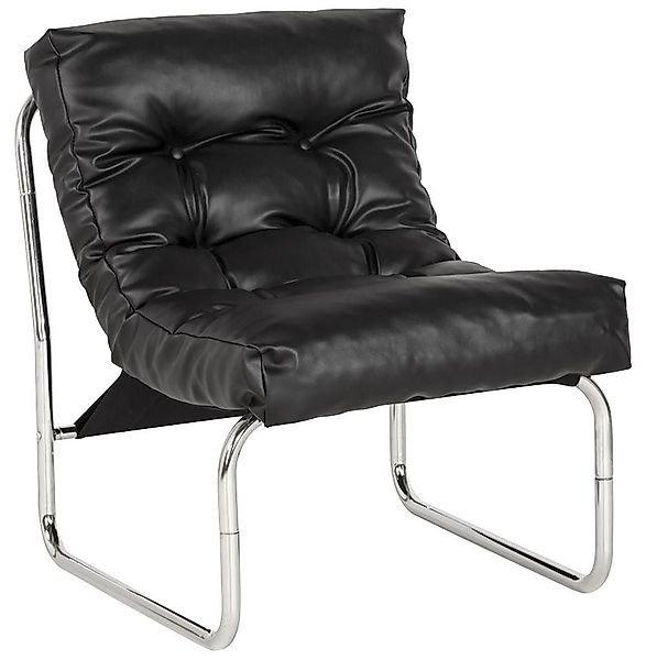 KADIMA DESIGN Loungesessel Lounge Clubsessel, Chromkufen, günstig online kaufen