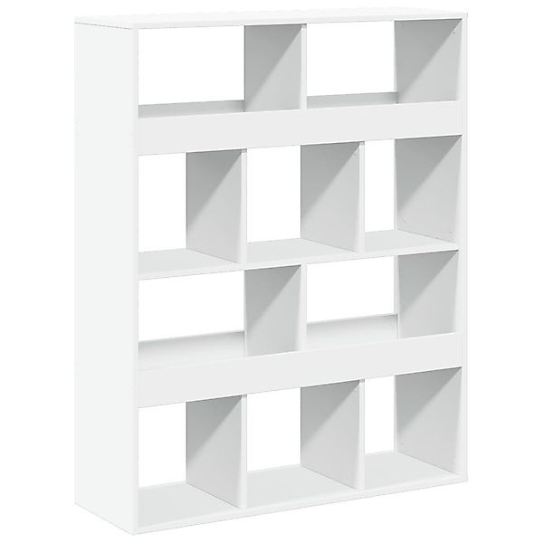 vidaXL Bücherregal Raumteiler Weiß 100x33x125,5 cm günstig online kaufen