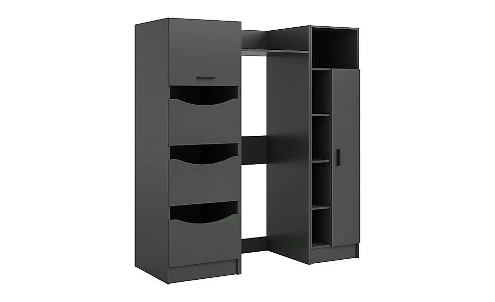 Waschmaschinenumbau Set   ¦ grau ¦ Maße (cm): B: 176 H: 195 Schränke > Bads günstig online kaufen