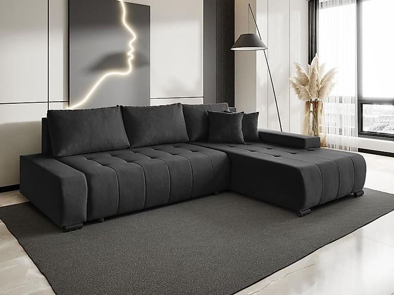 Beautysofa Ecksofa DRACO mit Schlaffunktion und günstig online kaufen