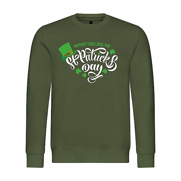 deinshirt Rundhalspullover Herren Pullover St Patricks Day Mit Print Motiv, günstig online kaufen