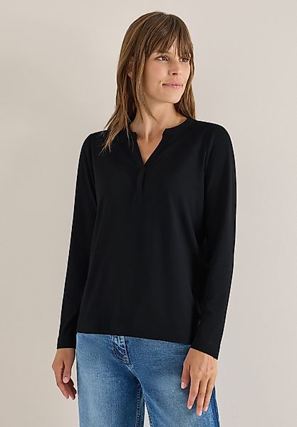 CECIL Langarmshirt im soften Baumwoll-Mix günstig online kaufen