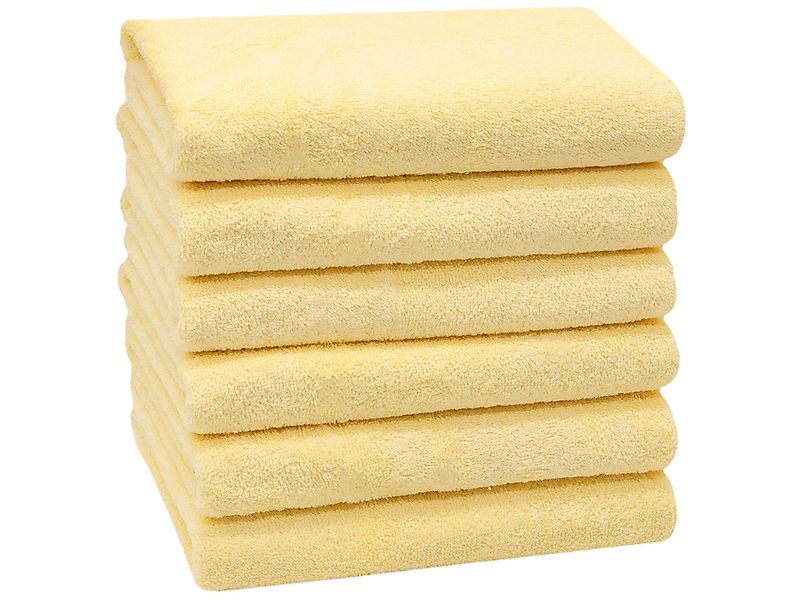 ZOLLNER Handtücher, Walkfrottier (6-St), Robust, pflegeleicht, günstig online kaufen