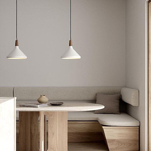 Pendelleuchte Nori in Weiß E27 270mm günstig online kaufen