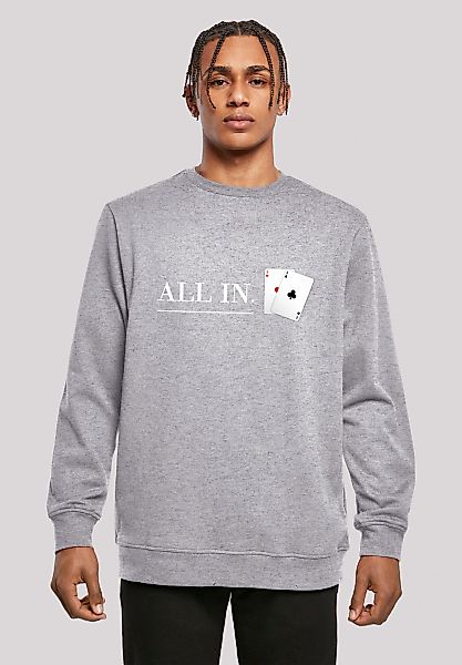 F4NT4STIC Kapuzenpullover "Poker All In Karten" Print günstig online kaufen