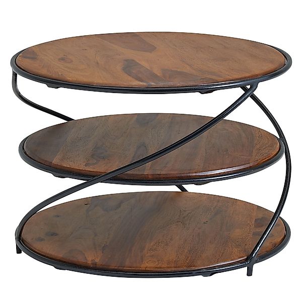 FINEBUY Couchtisch FB78749 (58x58x40,5 cm Massivholz günstig online kaufen