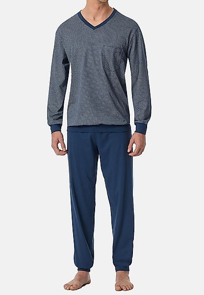 Schiesser Pyjama Comfort Essentials (Set, 2 tlg) Schlafanzug - Baumwolle - günstig online kaufen