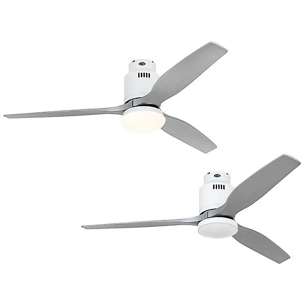 CASAFAN Energiespar Deckenventilator Aerodynamix Eco 132 cm Weiß - Silber günstig online kaufen