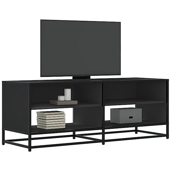 vidaXL Schrankmodule TV-Schrank Schwarz 120,5x40x46 cm Holzwerkstoff und Me günstig online kaufen