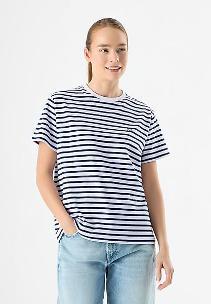 Codello Kurzarmshirt (1-tlg) mit Bretonstreifen günstig online kaufen