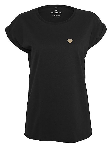 Be Famous Print-Shirt Classic Roll Up Heart (1-tlg., keine) günstig online kaufen
