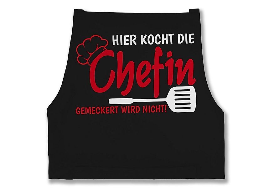 Shirtracer Kochschürze Hier kocht die Chefin gemeckert wird nicht, (1-tlg), günstig online kaufen