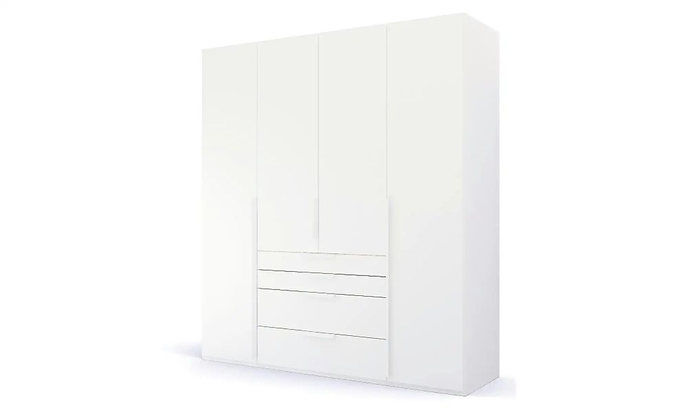 Drehtürenschrank  Port Talbot ¦ weiß ¦ Maße (cm): B: 201 H: 223 Schränke > günstig online kaufen
