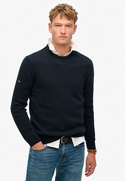 Superdry Strickpullover "COTTON CLASSICS KNIT CREW" günstig online kaufen