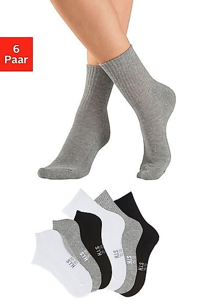 H.I.S Sportsocken (Packung, 6-Paar) Fitness Pack mit zwei Längen in einer P günstig online kaufen