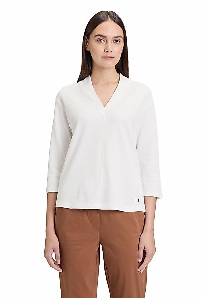 Betty&Co 3/4-Arm-Shirt "Betty & Co Casual-Shirt mit V-Ausschnitt", (1 tlg.) günstig online kaufen