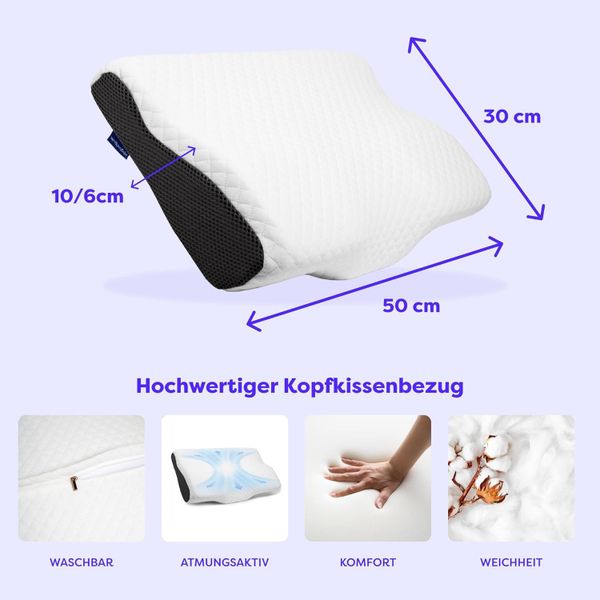 Wolkenfeld Nackenkissen für Seiten, Rücken & günstig online kaufen