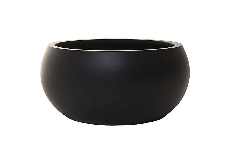 VIVANNO Blumentopf Fiberglas MORINO Rund - Anthrazit Matt (1 St), 45x21 cm günstig online kaufen