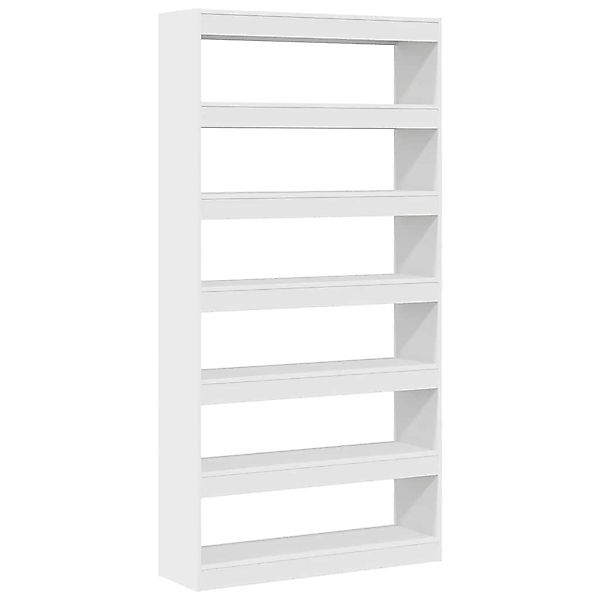 vidaXL Bücherregal Bücherregal Weiß Holzwerkstoff günstig online kaufen