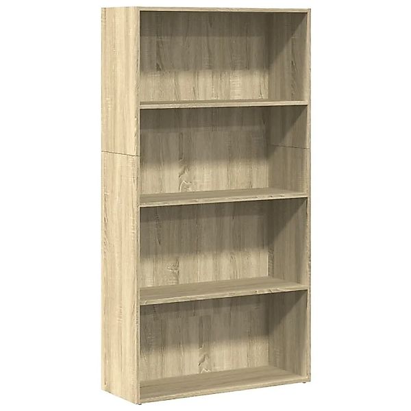 vidaXL Bücherregal Sonoma-Eiche 80x30x152 cm Holzwerkstoff 857942 günstig online kaufen