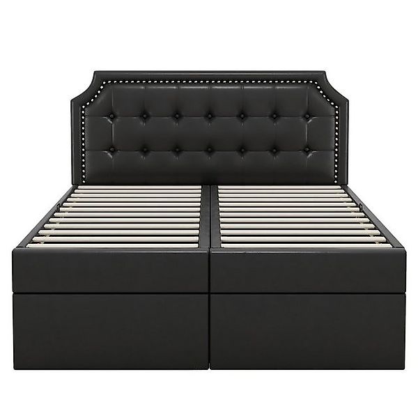Gotagee Polsterbett Doppelbett 140x200cm Gästebett mit Stauraum Jugendbett günstig online kaufen