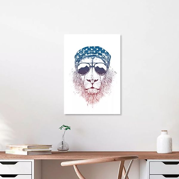 Poster / Leinwandbild - Wild Lion günstig online kaufen