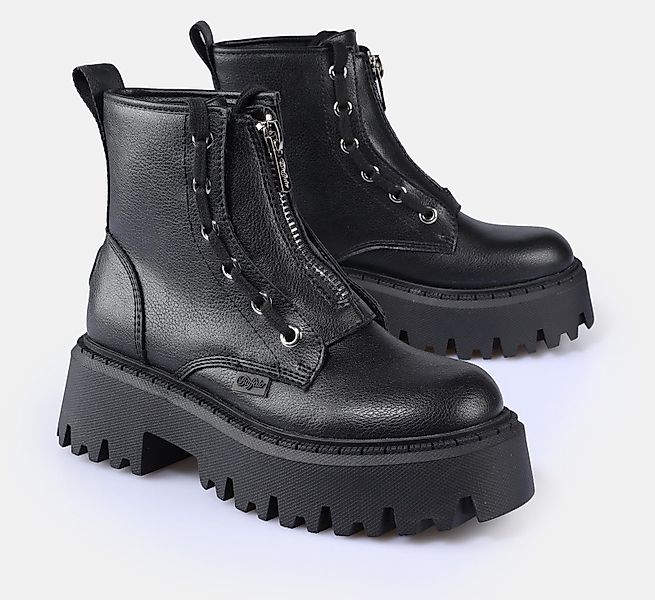 Buffalo Aspen Front Zip Stiefelette Plateauboots, günstig online kaufen