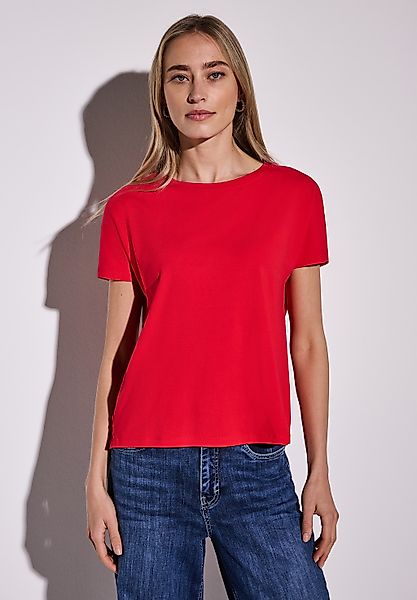 STREET ONE T-Shirt aus strecthigem Viskosematerial günstig online kaufen