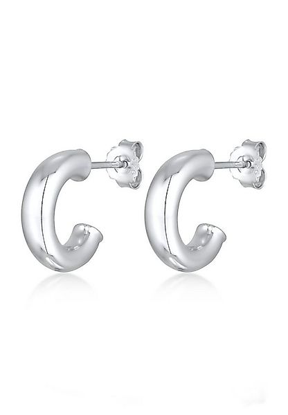 Elli Paar Ohrstecker Creolen Ohrstecker Halbcreolen 925 Silber günstig online kaufen