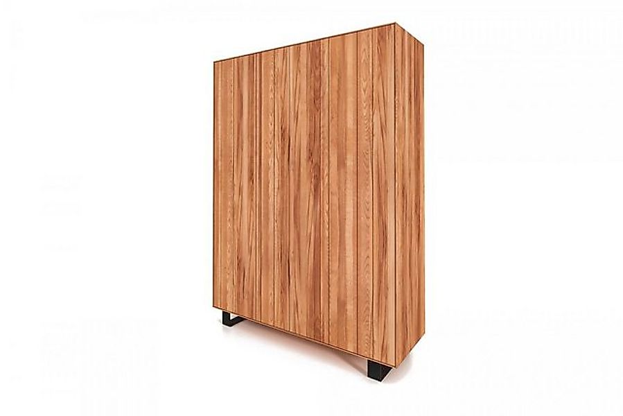 Natur24 Kleiderschrank Kleiderschrank Leeds Kernbuche 149x50x210 gestell mi günstig online kaufen