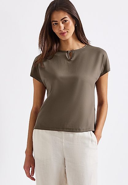 STREET ONE Shirttop mit Cut-Out Detail günstig online kaufen