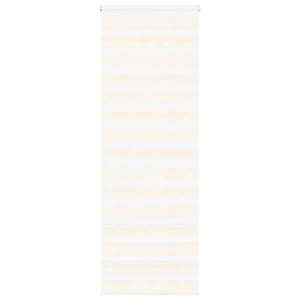 vidaXL Doppelrollo Marmorbeige 85x200 cm Stoffbreite 80,9 cm Polyester 4014 günstig online kaufen