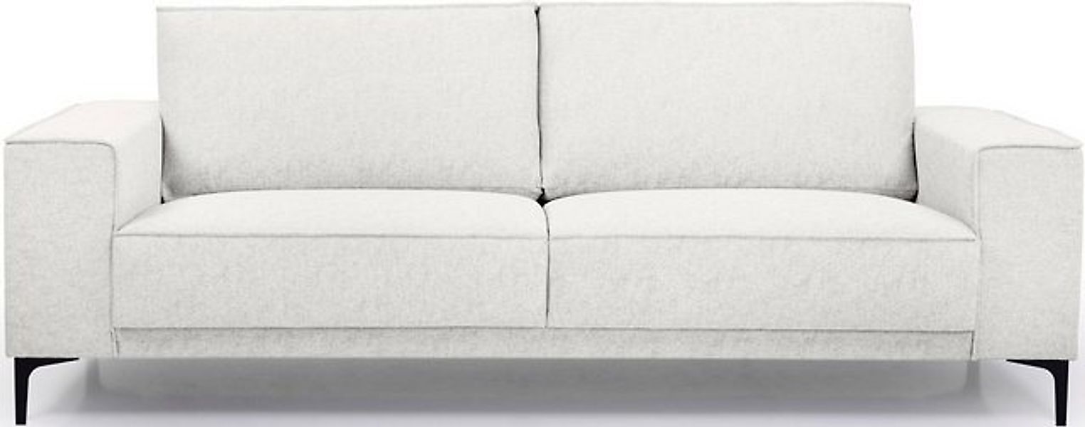 Places of Style 3-Sitzer "3er Sofa Oland, Struktur, Flachgewebe, Luxus-Micr günstig online kaufen