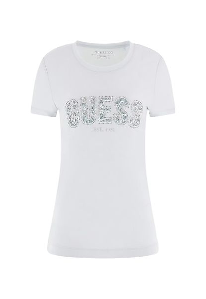 Guess T-Shirt T-Shirt LOGO LACE Kurzarmshirt günstig online kaufen