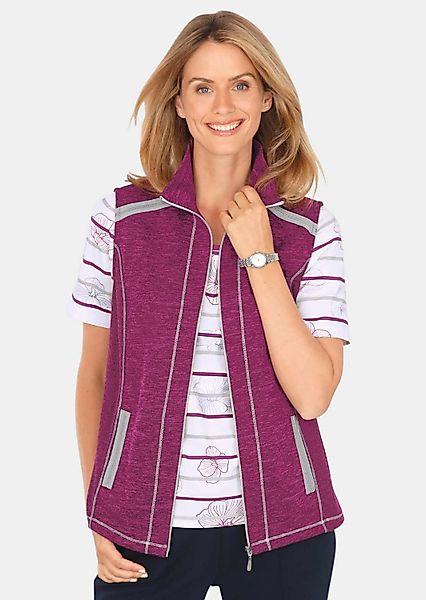 GOLDNER Kurzweste Freizeitweste aus wärmenden Strickfleece günstig online kaufen
