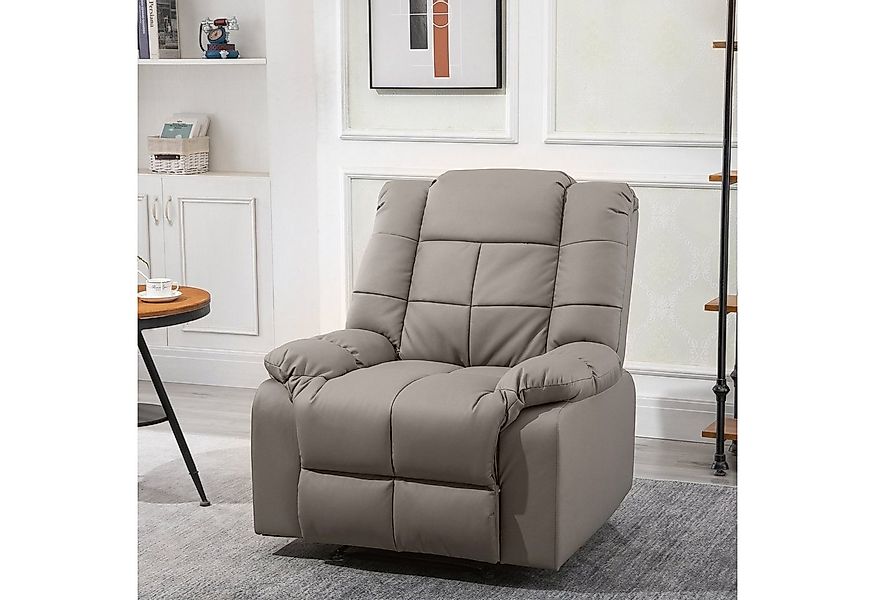 HOMCOM Massagesessel mit 8 Vibrationspunkten, aus Kunstleder, 94 x 99 x 99c günstig online kaufen