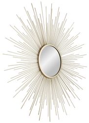 Leonique Dekospiegel "Dekospiegel" Wandspiegel, Ø 70cm, aus Metall, gold günstig online kaufen