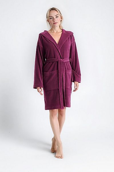 my home Damenbademantel Sina, ideal für Sauna & Spa, Hotelbademantel, Morge günstig online kaufen