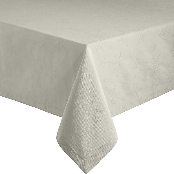 REDBEST Tischdecke Tischdecke "Snowflake", bügelleicht Uni günstig online kaufen