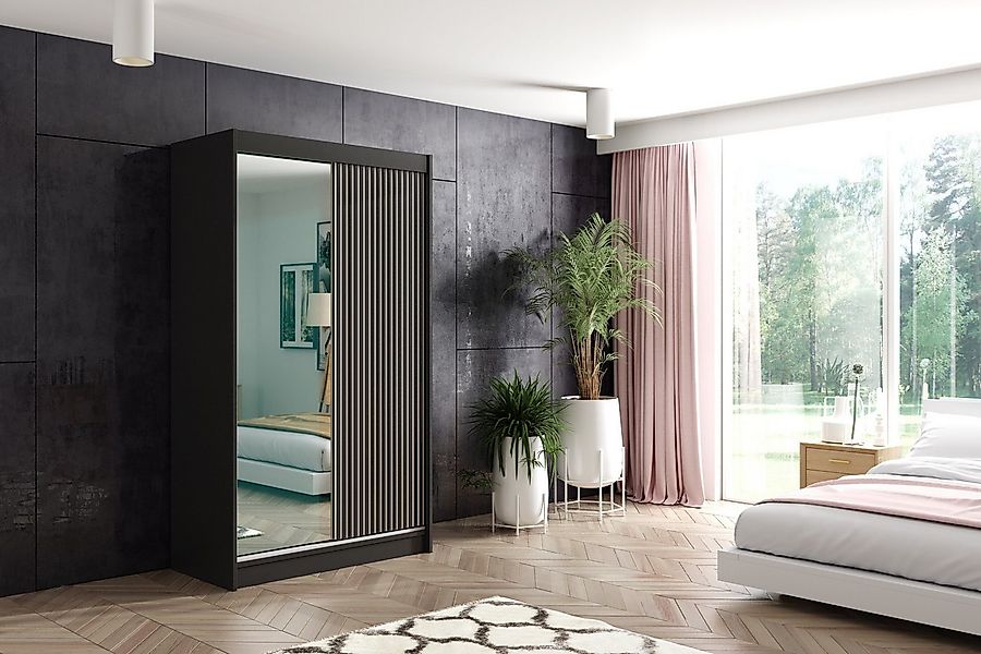 ALTDECOR Schiebetürenschrank VILAN (Kleiderschrank Garderobenschrank mit vi günstig online kaufen