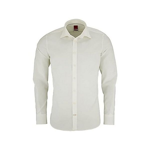 Hatico Langarmhemd beige regular fit (1-tlg) günstig online kaufen