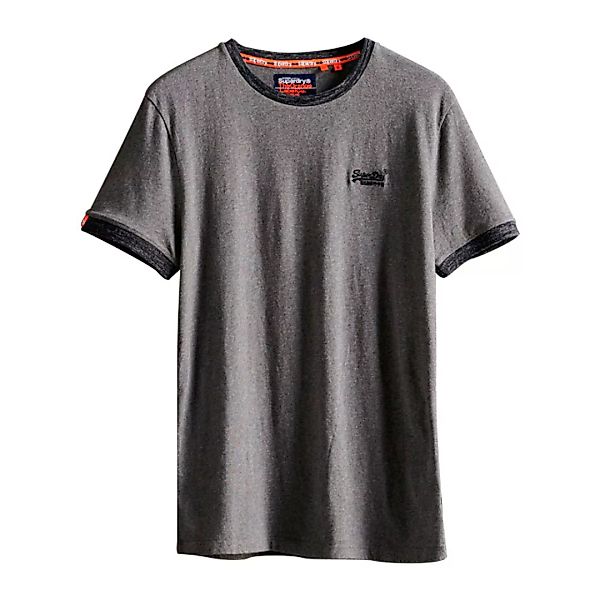 Superdry Orange Label Ringer Kurzarm T-shirt S Rockface Dark Marl günstig online kaufen